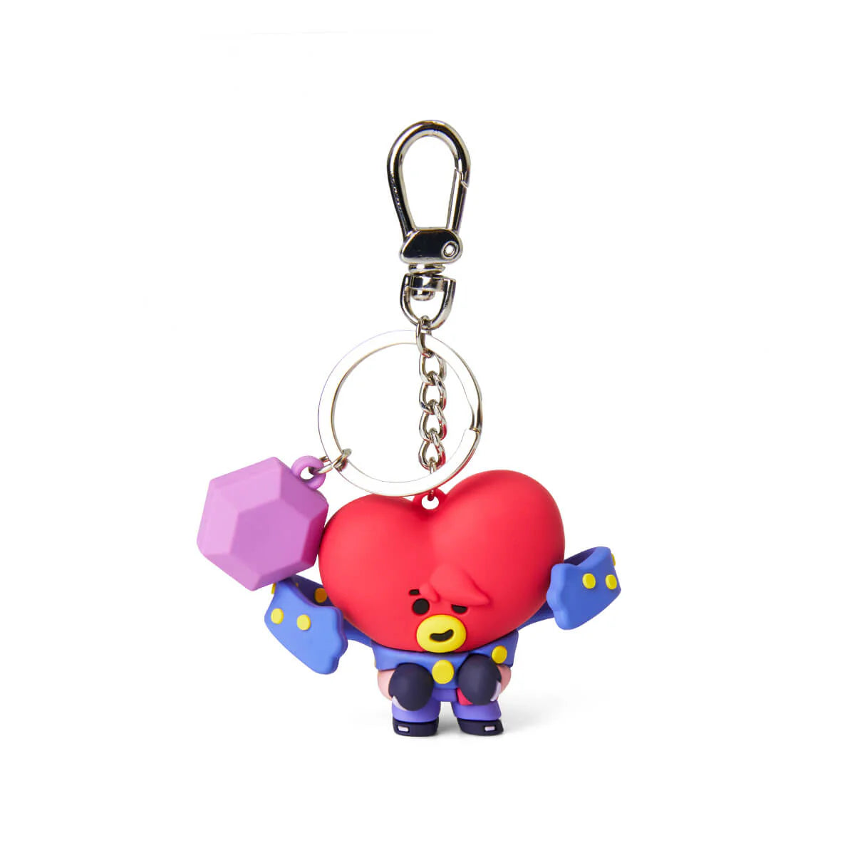 BT21 X BRAWL STARS EDGAR TATA KEYRING