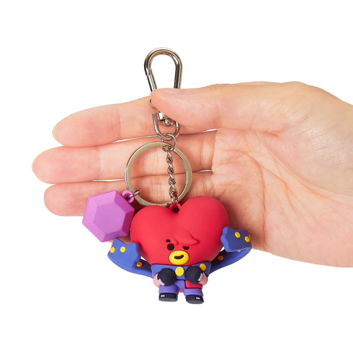 BT21 X BRAWL STARS EDGAR TATA KEYRING