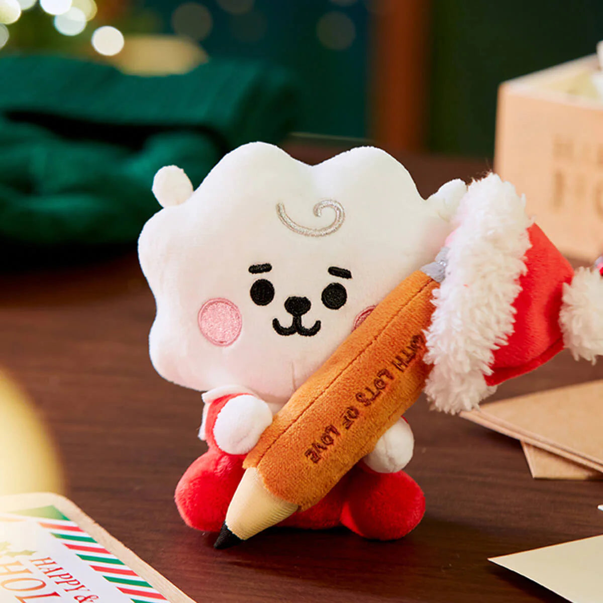 BT21 RJ BABY MINI HOLIDAY STANDING DOLL