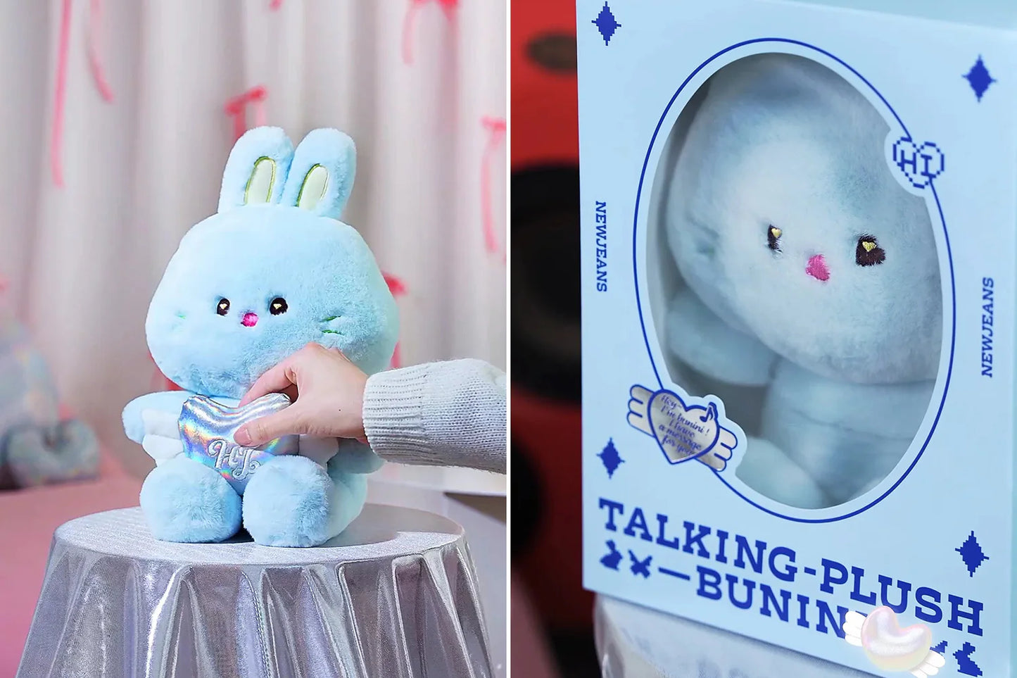 NEWJEANS BUNINI TALKING PLUSH (BLUE)