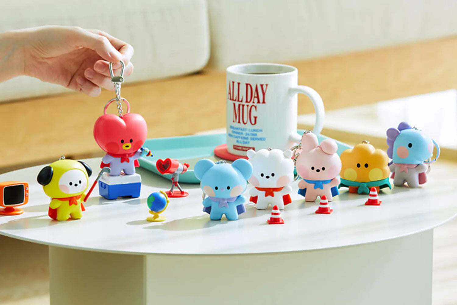 BT21 COOKY MININI SOUND FIGURE KEYRING