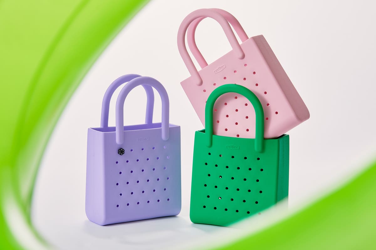 COLLER EVA BASKET BAG PINK