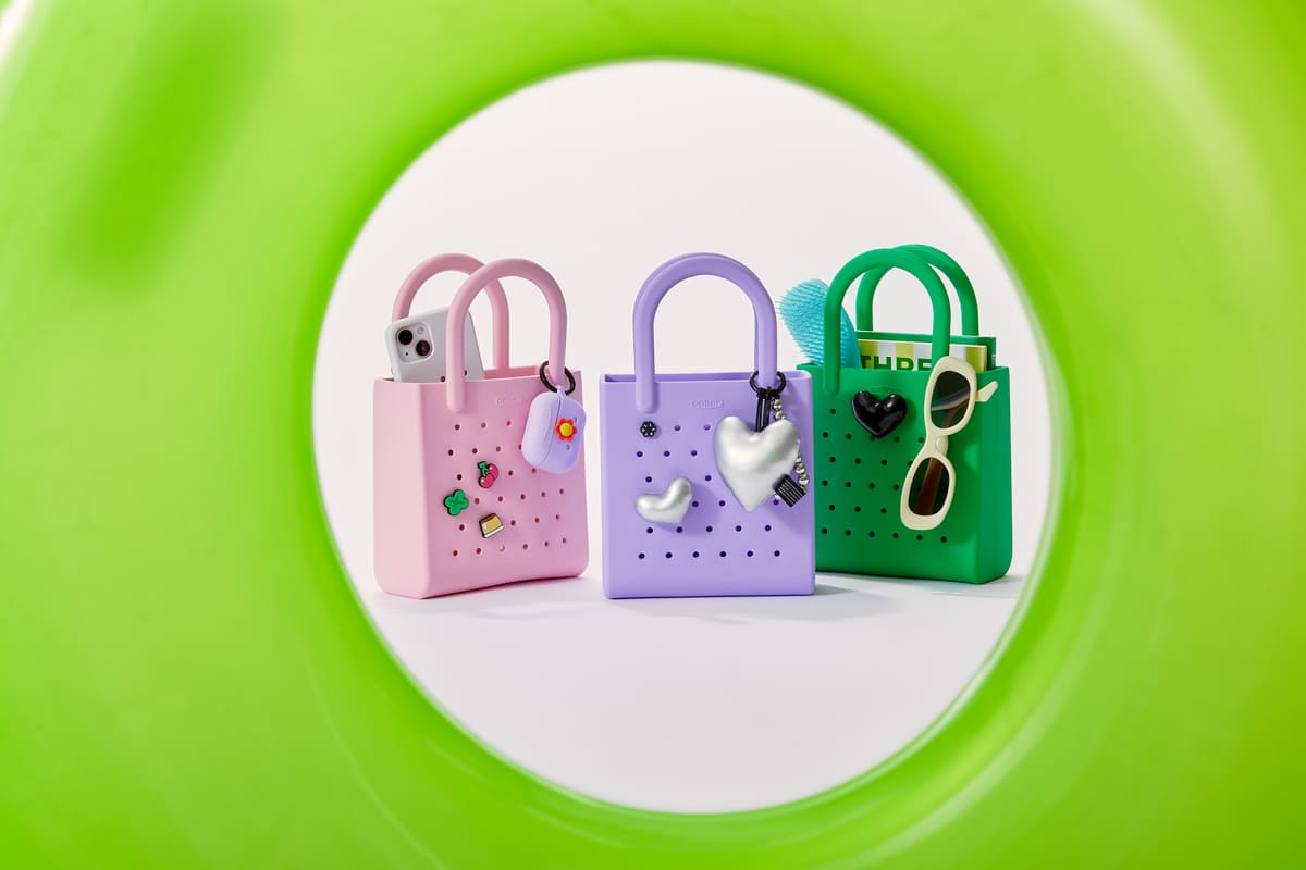COLLER EVA BASKET BAG PINK