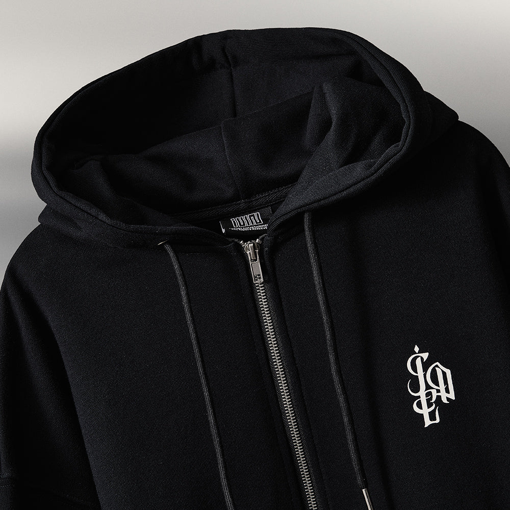 (G)I-DLE HOODIE ZIP-UP BLACK