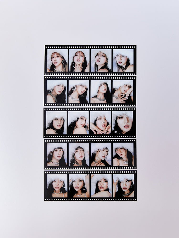 (G)I-DLE 4 CUT PHOTOCARD SNOW SOYEON VER 1