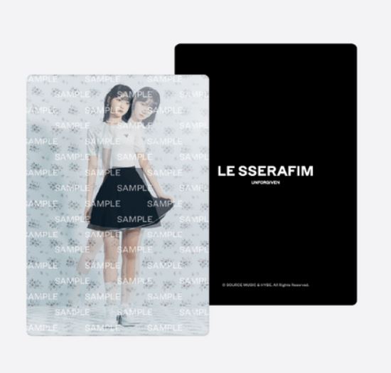 LE SSERAFIM UNFORGIVEN LENTICULAR PHOTO SET