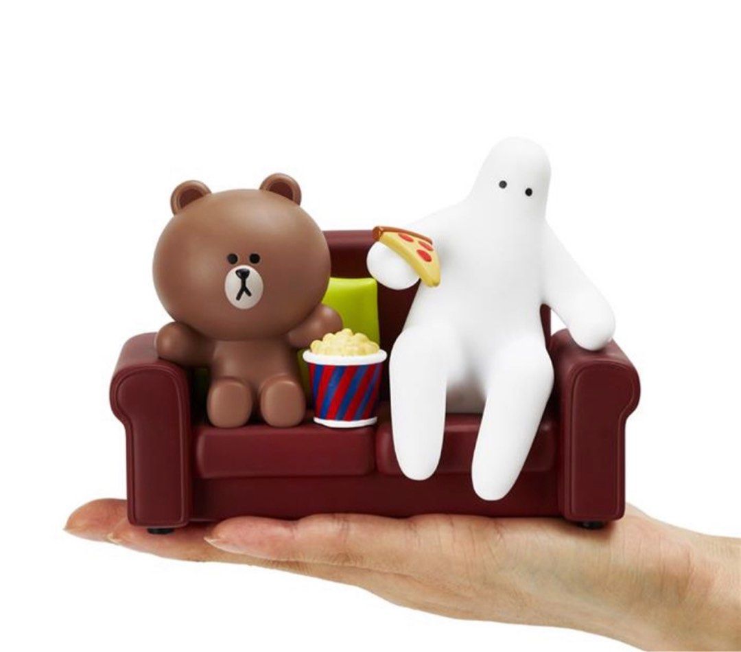 LINE FRIENDS BROWN X MR.DONOTHING FIGURE SET