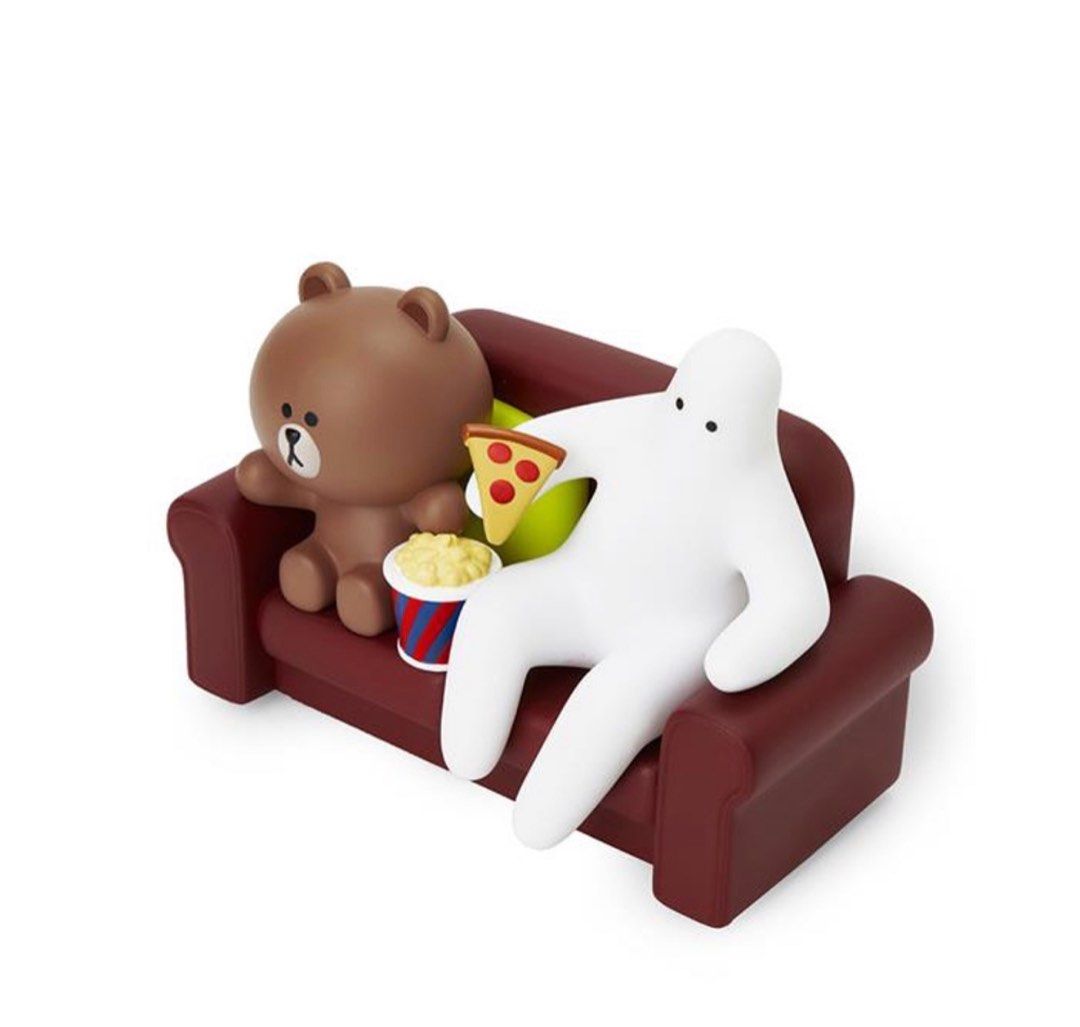 LINE FRIENDS BROWN X MR.DONOTHING FIGURE SET