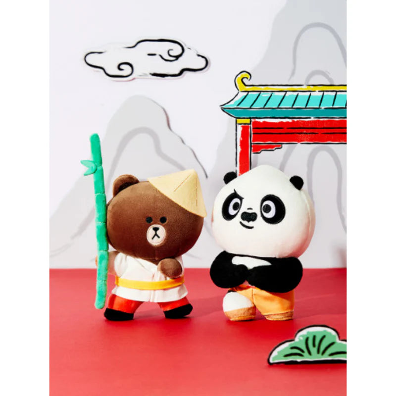 LINE FRIENDS X KUNG FU PANDA - STANDING DOLL SET