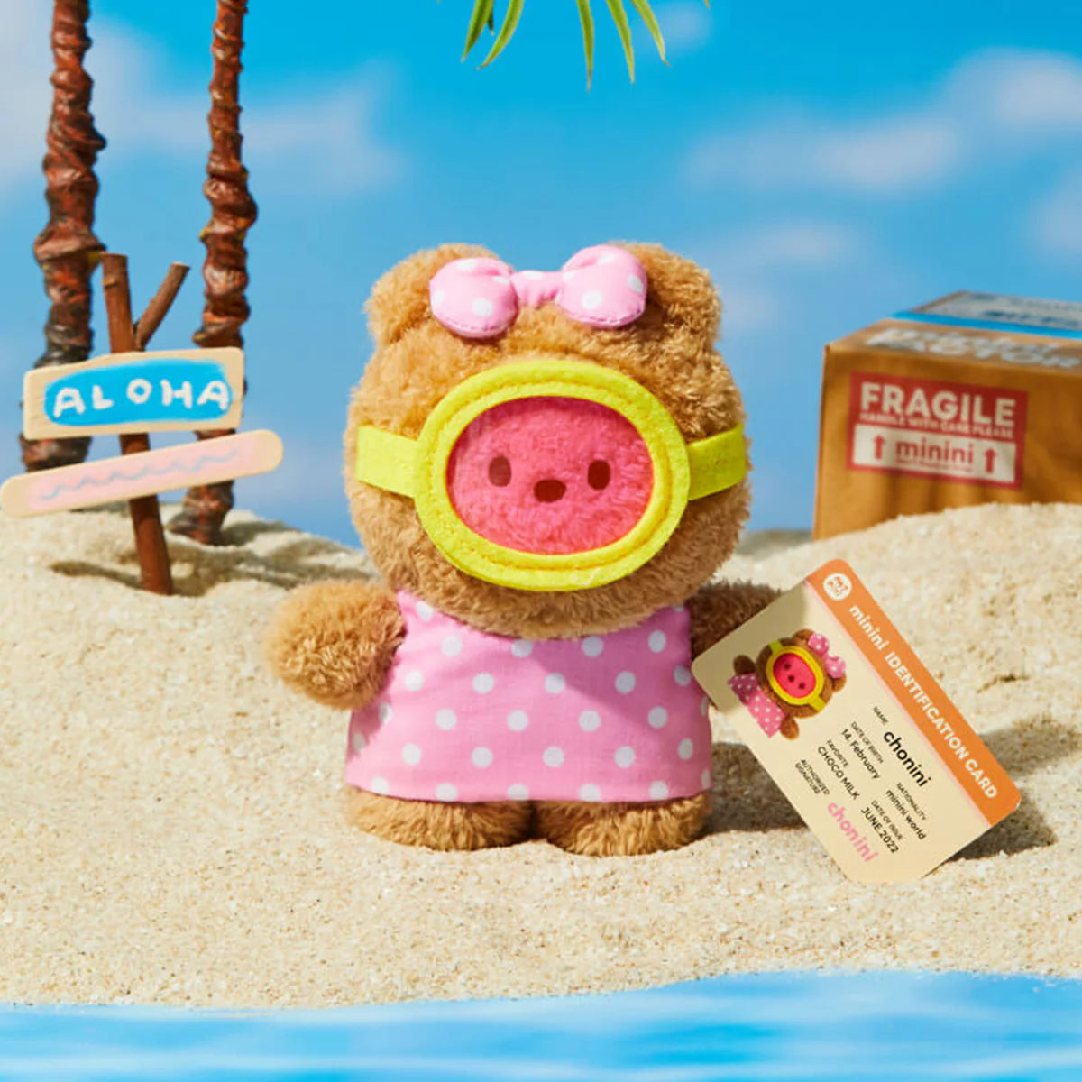 LINE FRIENDS CHONINI SUMMER STANDING DOLL