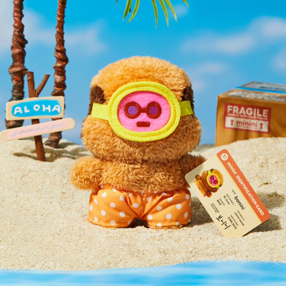 LINE FRIENDS BONINI SUMMER STANDING DOLL