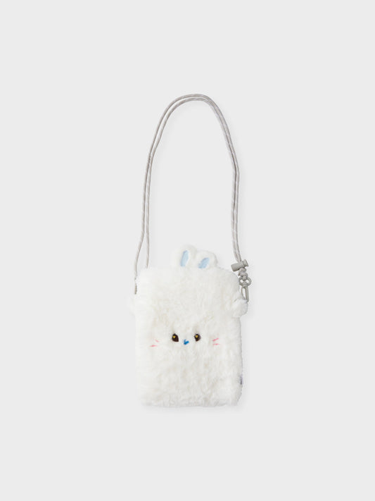 NEWJEANS BUNINI PLUSH CROSSBODY MINI BAG (WHITE)