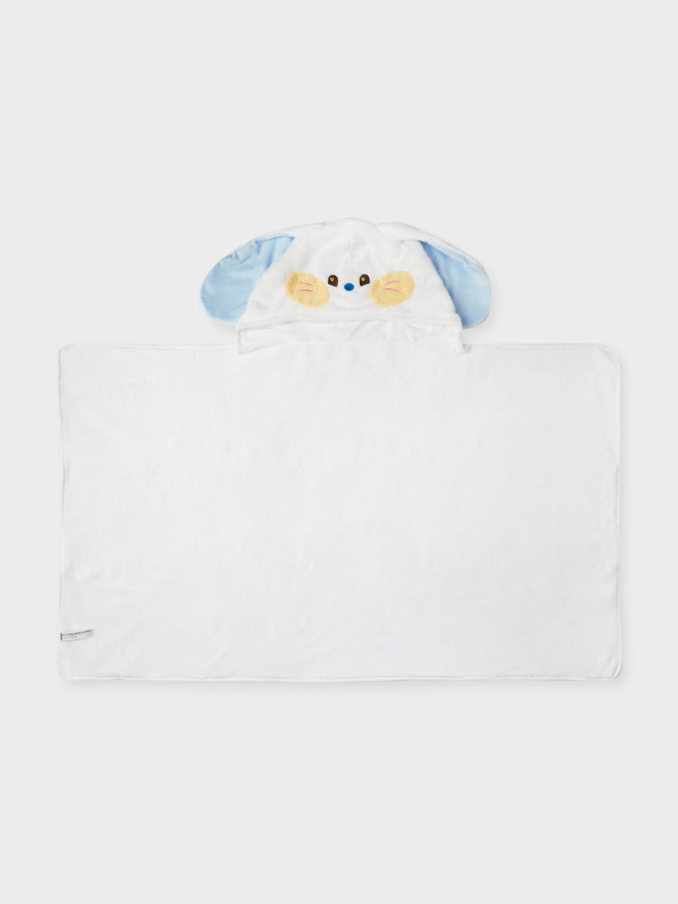 NEWJEANS BUNINI HOODED BLANKET (WHITE)