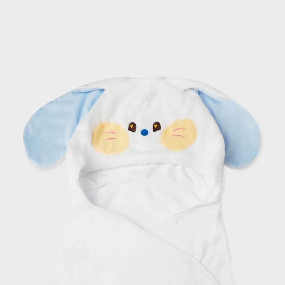 NEWJEANS BUNINI HOODED BLANKET (WHITE)