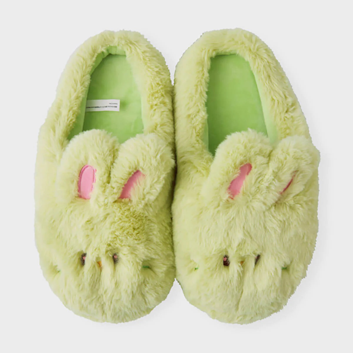 NEWJEANS BUNINI PLUSH HOUSE SLIPPERS (GREEN)