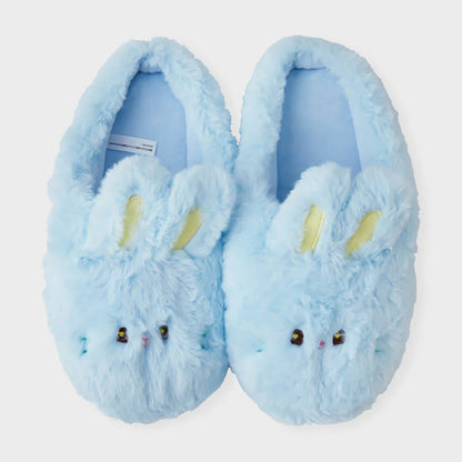 NEWJEANS BUNINI PLUSH HOUSE SLIPPERS (BLUE)