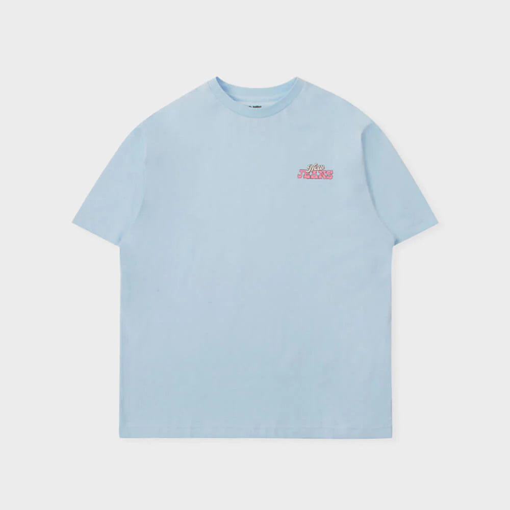 NEWJEANS GET UP SHORT SLEEVE T-SHIRT (BLUE)