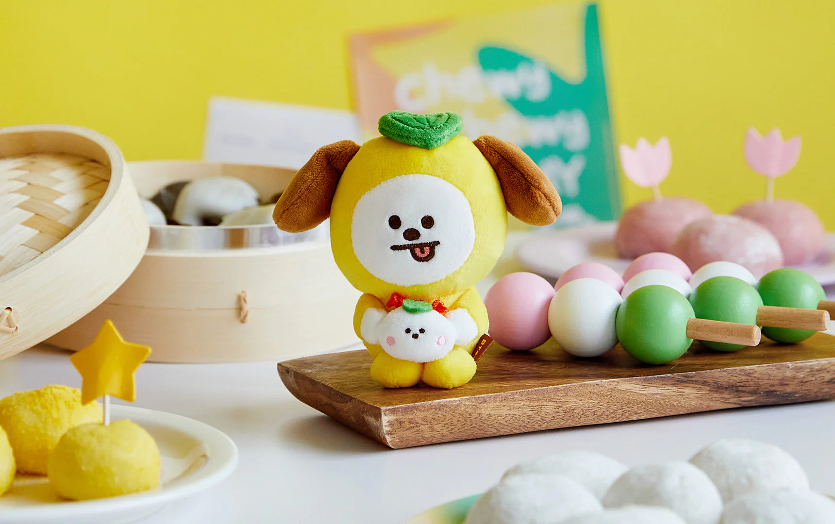 BT21 CHEWY CHEWY CHIMMY PLUSH KEYRING