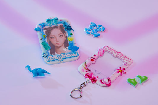 NEWJEANS GET UP PHOTO CARD HOLDER KEYRING (HAERIN)