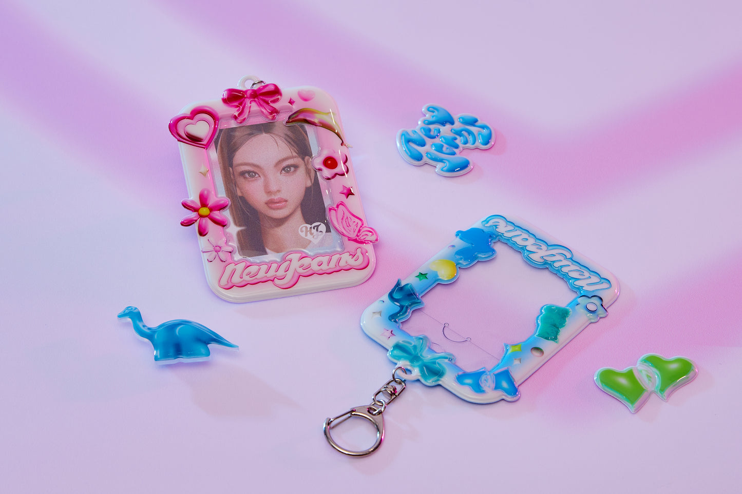 NEWJEANS GET UP PHOTO CARD HOLDER KEYRING (HYEIN)