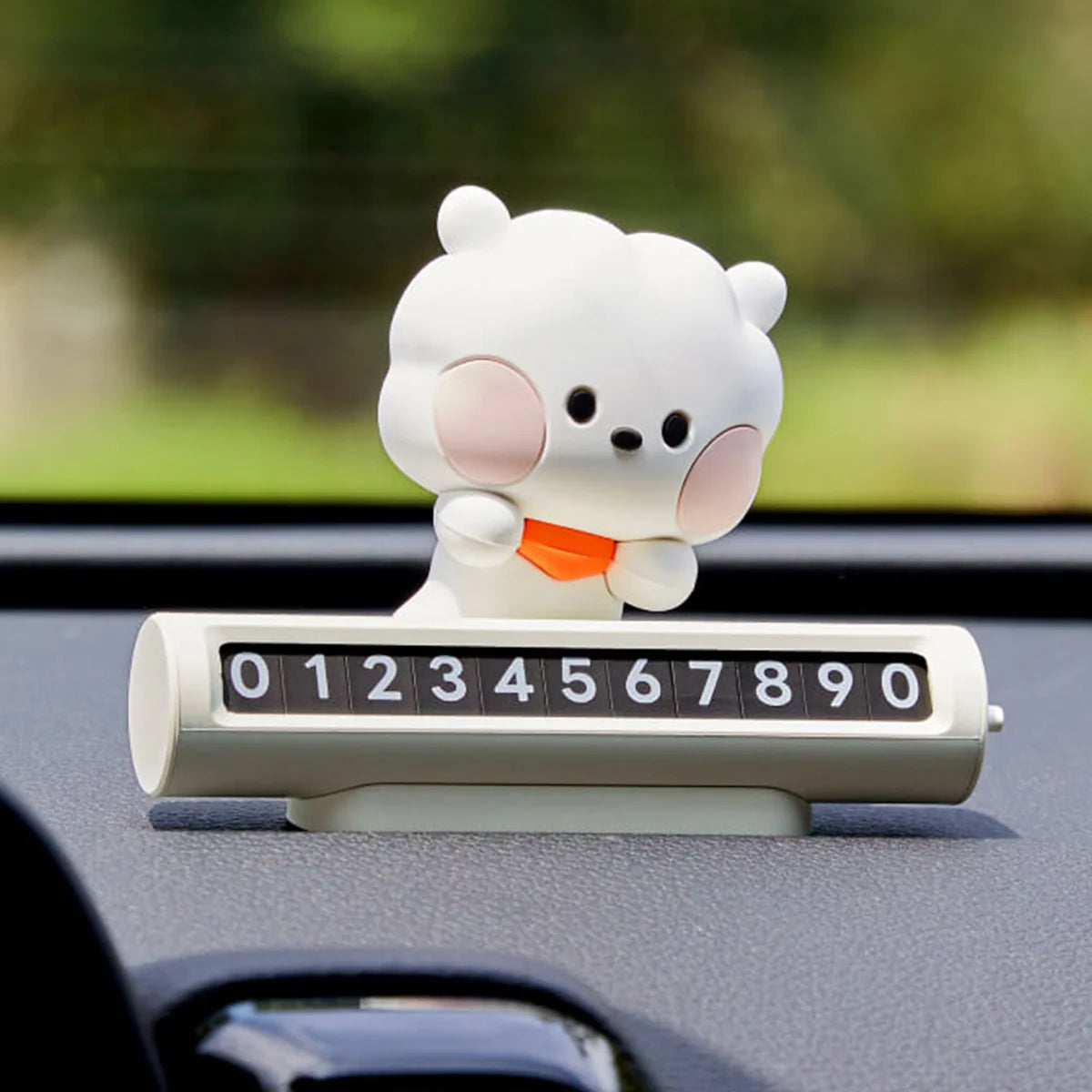 BT21 RJ MININI PHONE NUMBER PLATE