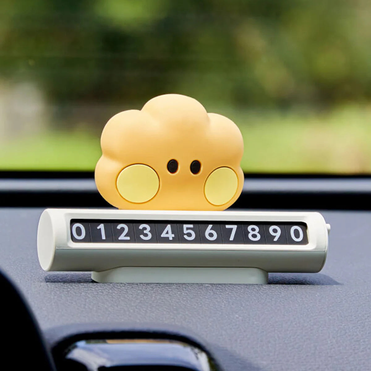 BT21 SHOOKY MININI PHONE NUMBER PLATE