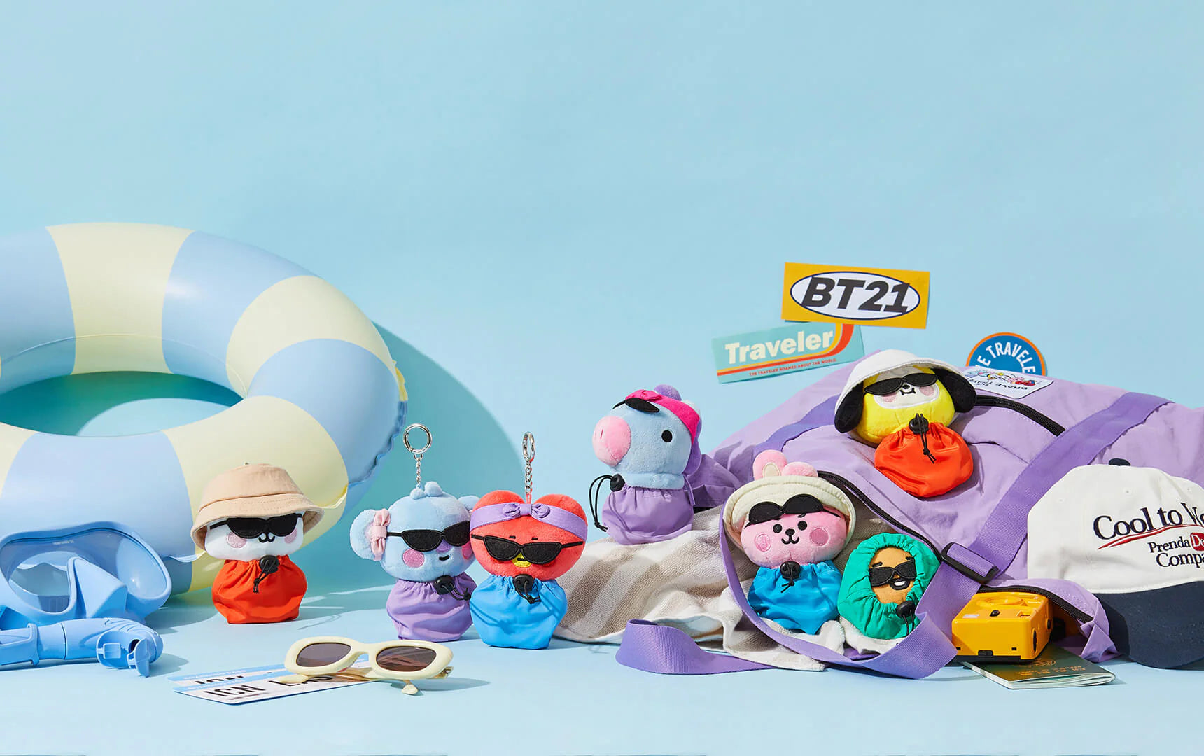 BT21 KOYA BABY TRAVEL PLUSH KEYRING