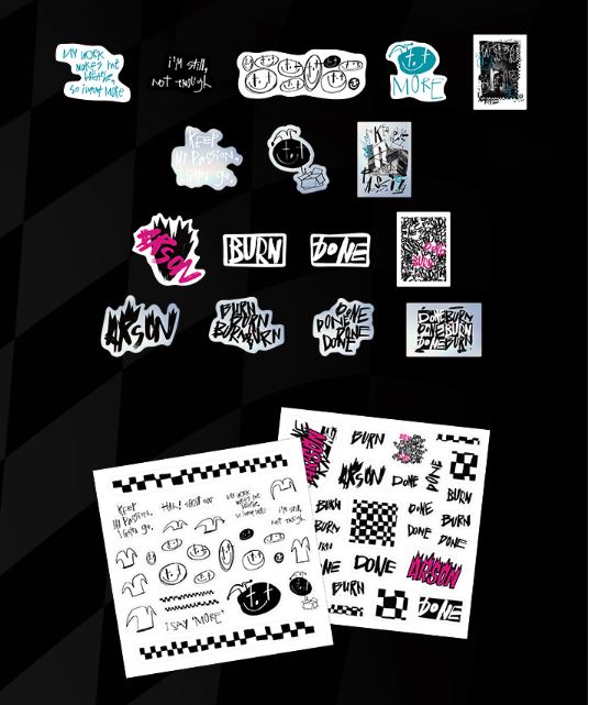 BTS JACK IN THE BOX STICKER SET