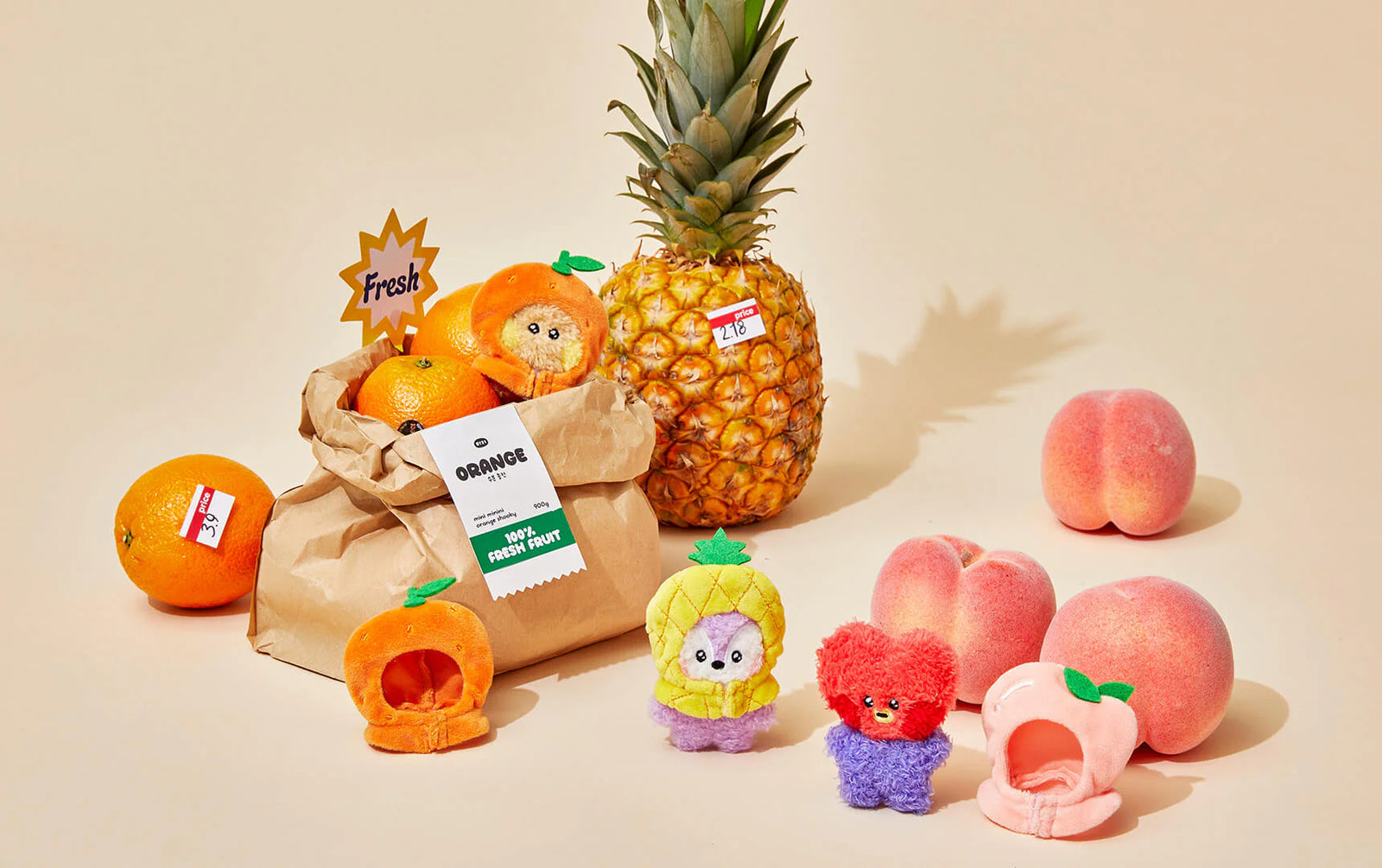 BT21 TATA MINI MININI FRUITS DOLL