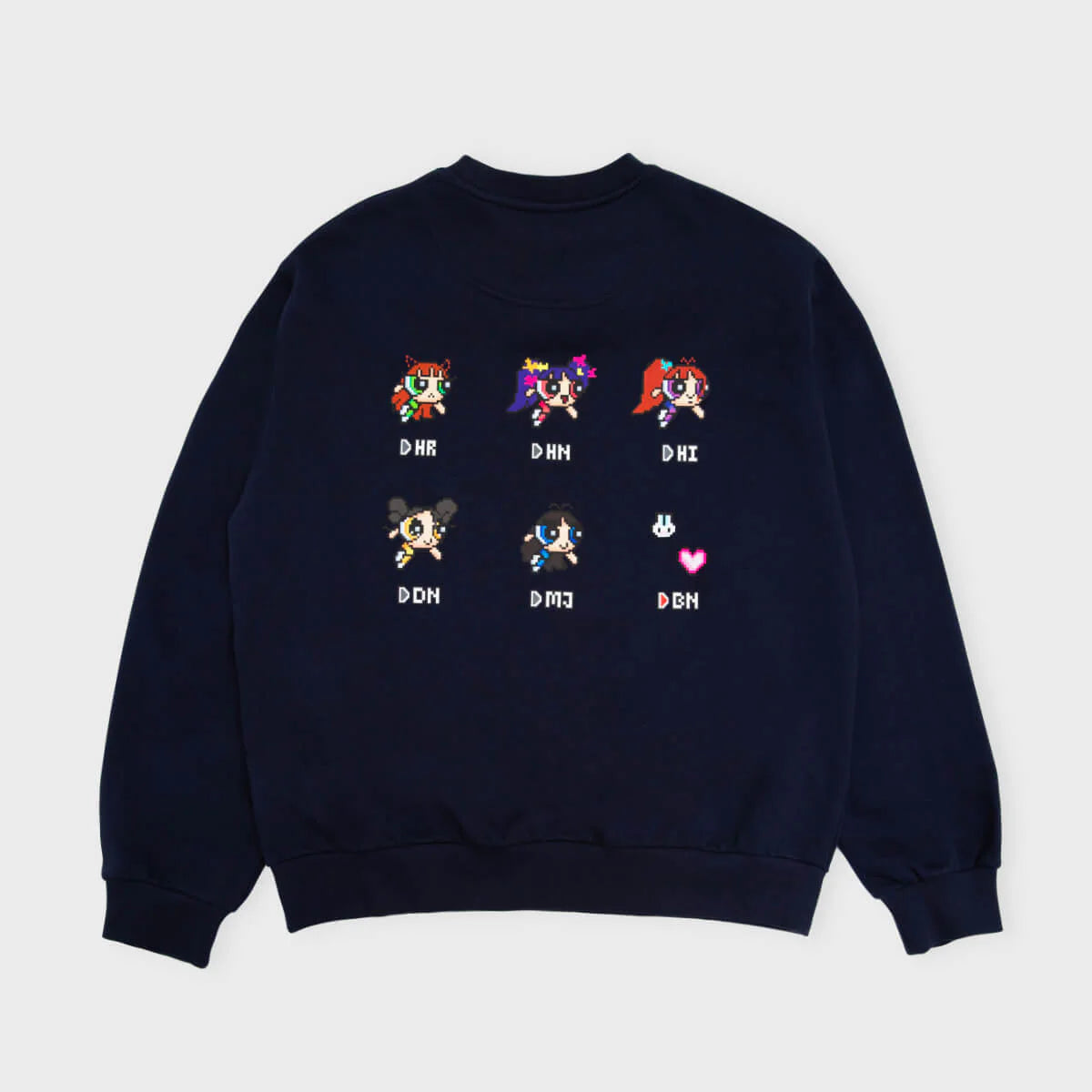 THE POWERPUFF GIRLS X NJ SWEATSHIRT NAVY (LARGE)