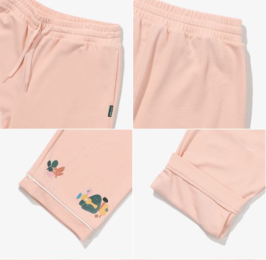 IN THE SOOP PAJAMA PANTS (PEACH) MEDIUM
