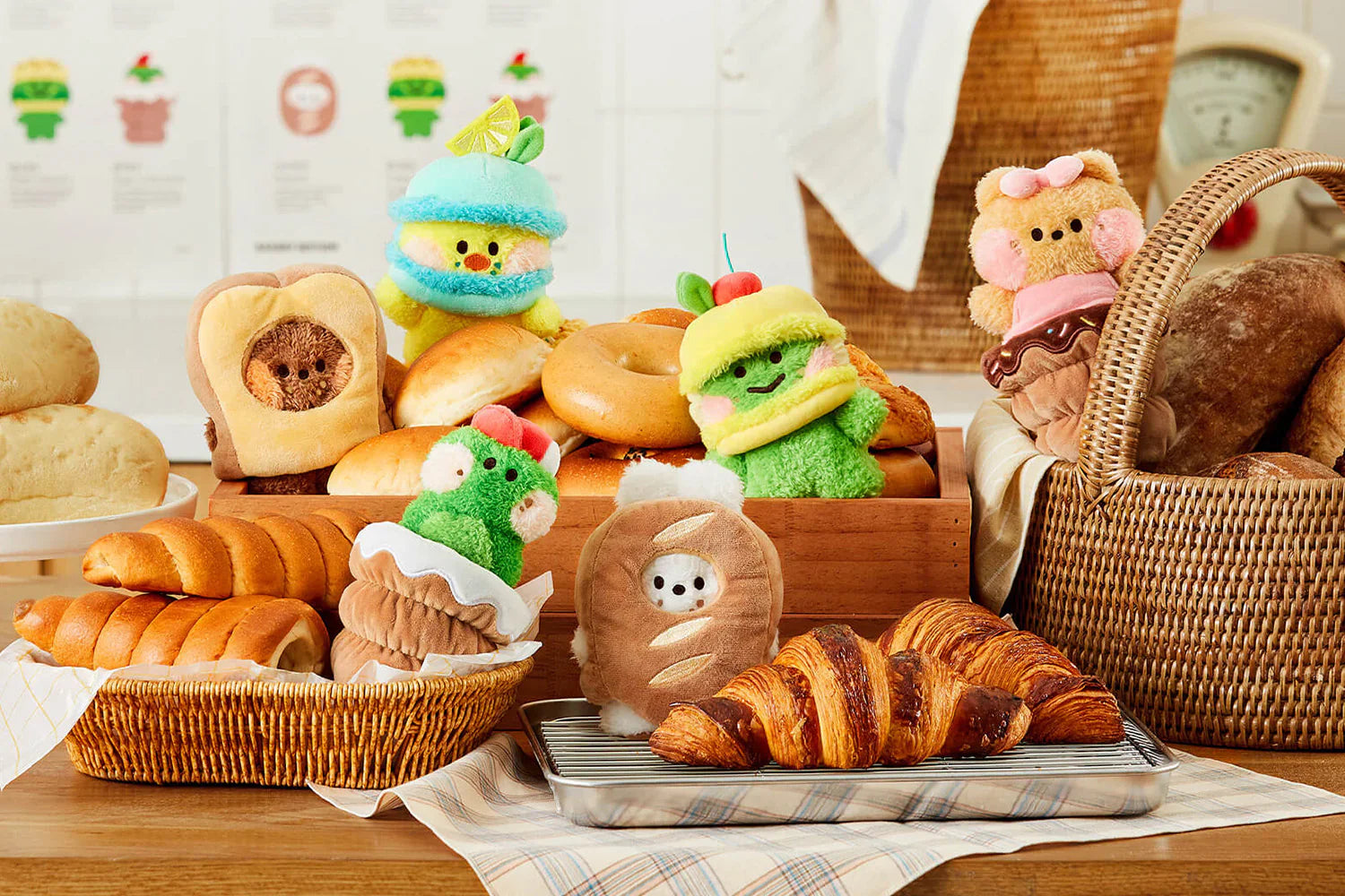 LINE FRIENDS SELINI BAKERY STANDING DOLL