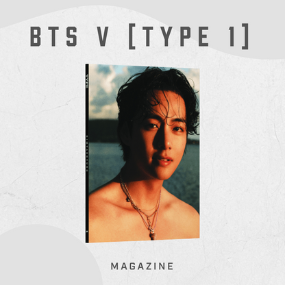 BTS V - TYPE 1 FULL SET (HARDCOVER PHOTO BOOK & MAGAZINE) + WEVERSE POB